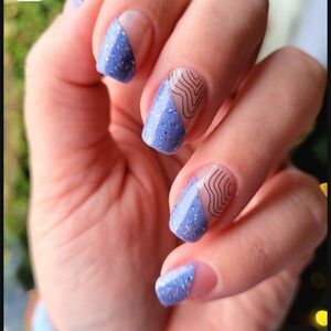 Out Of Line Color Street Overlay Nail Polish Strips NEW Unopened Black & Clear